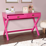 Poppy Rectangular Writing Desk with Storage