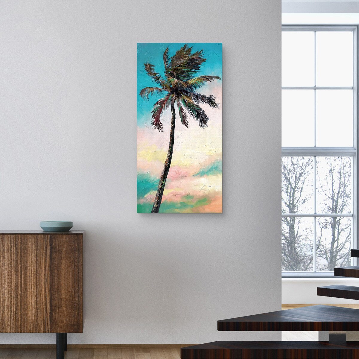 Popsicle Palm Canvas Art Print