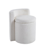 Popular Velvet Metal Base Round Pouf Ottoman Metal Frame Chair