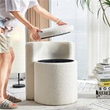 Popular Velvet Metal Base Round Pouf Ottoman Metal Frame Chair