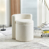 Popular Velvet Metal Base Round Pouf Ottoman Metal Frame Chair