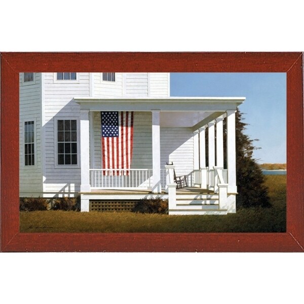 Porch 4-ZHELU66933 Framed Print 27"x45" by Zhen-Huan Lu