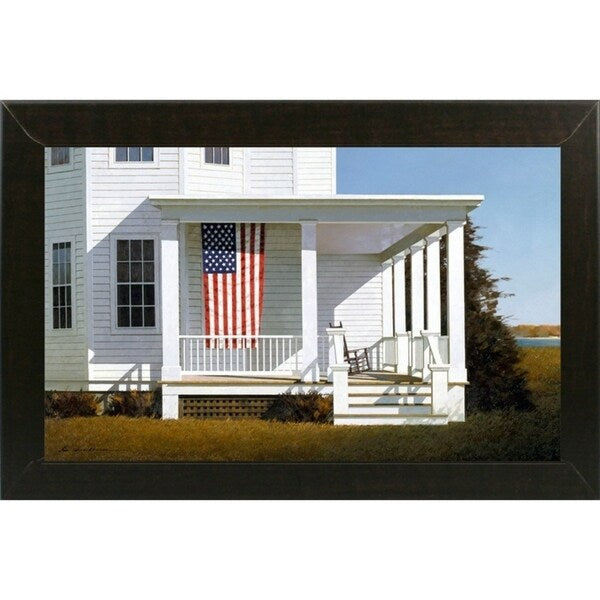 Porch 4-ZHELU66933 Framed Print 27"x45" by Zhen-Huan Lu