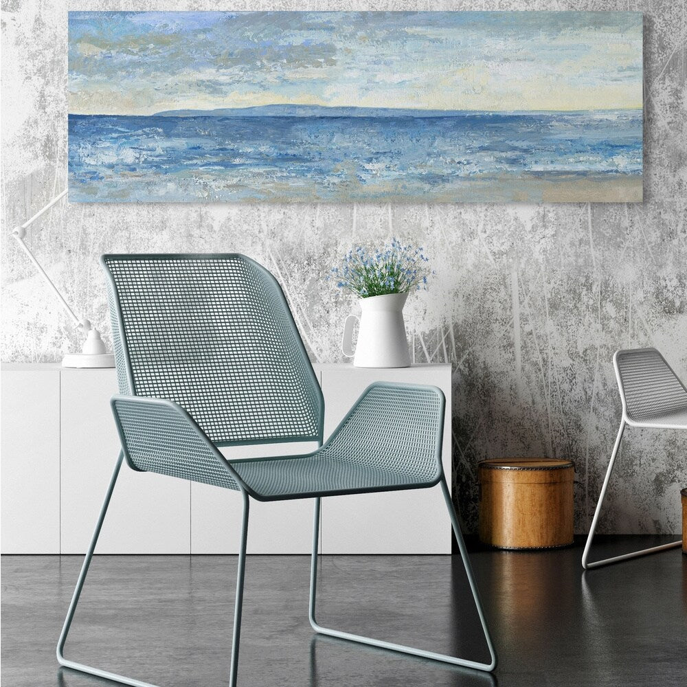Porch & Den Jackie Beach Escape' Wrapped Canvas Print - Multi-Color