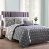 Porch & Den Laird Reversible Medallion 5-piece Comforter Set