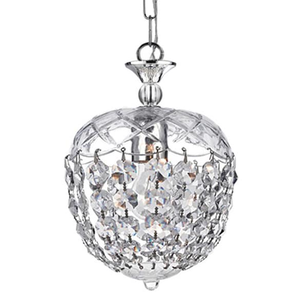 Silver Orchid Grifith Chrome Crystal Chandelier