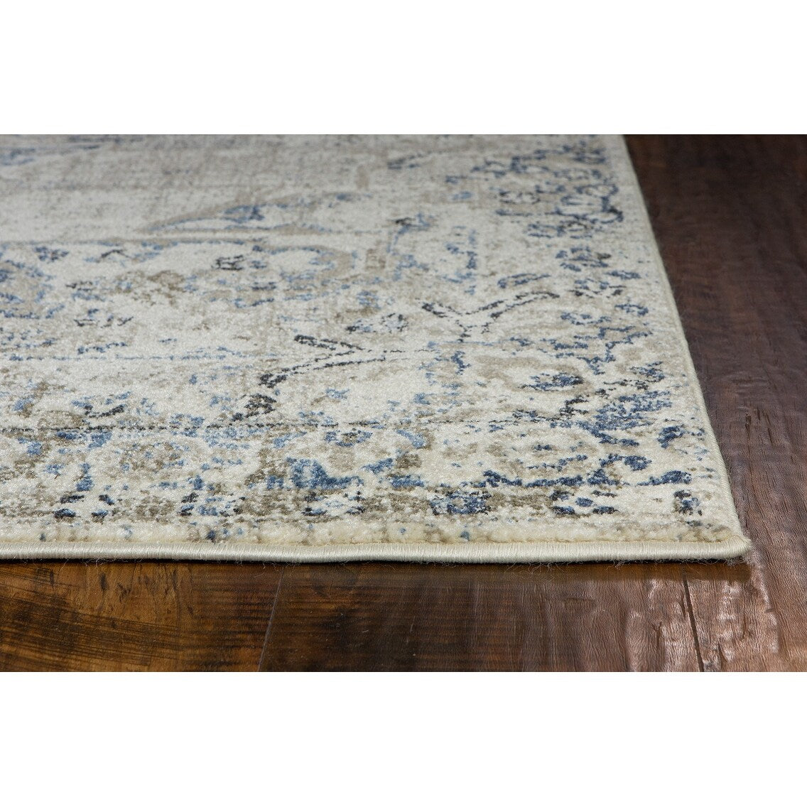 Porch & Den Allison Vintage Grey Medallion Area Rug