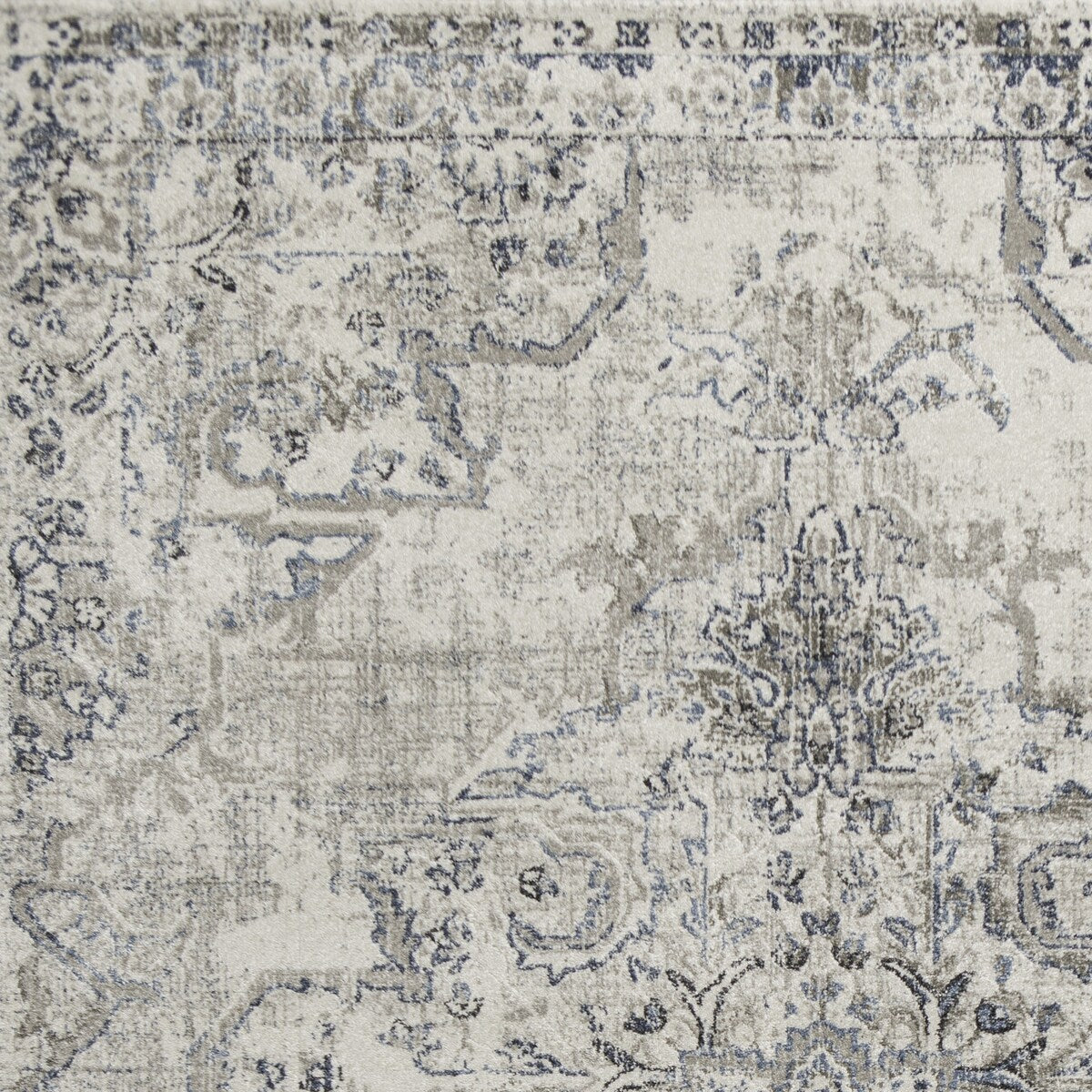 Porch & Den Allison Vintage Grey Medallion Area Rug