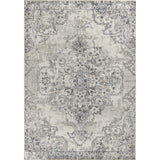 Porch & Den Allison Vintage Grey Medallion Area Rug