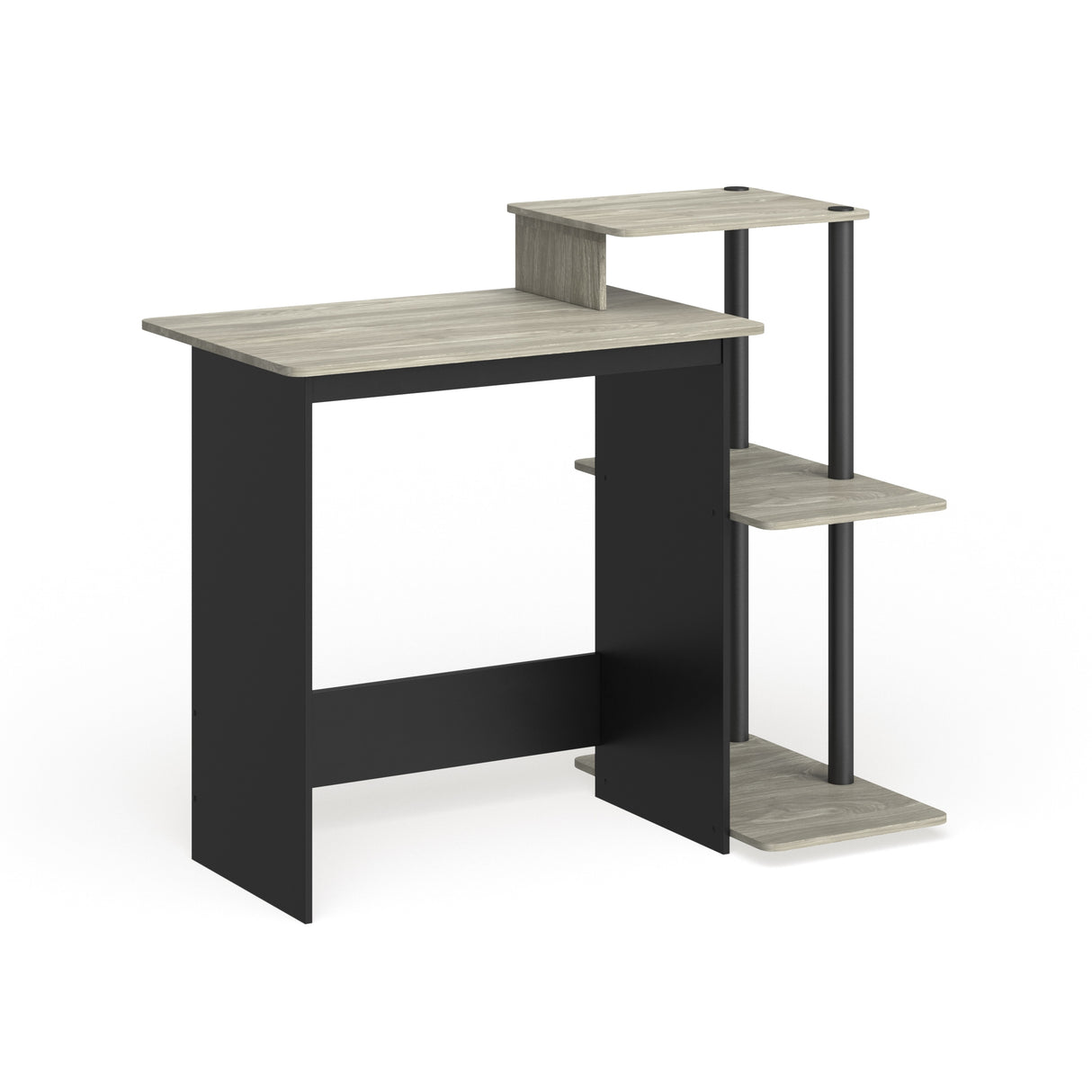 Porch & Den Baruch Efficient 3-shelf Home Laptop Computer Desk