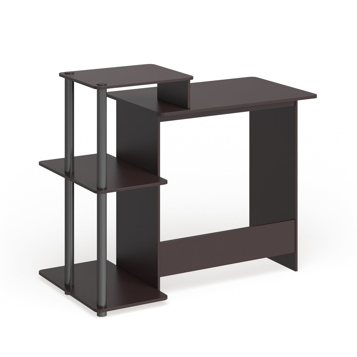 Porch & Den Baruch Efficient 3-shelf Home Laptop Computer Desk