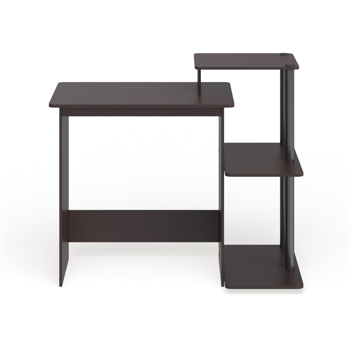 Porch & Den Baruch Efficient 3-shelf Home Laptop Computer Desk