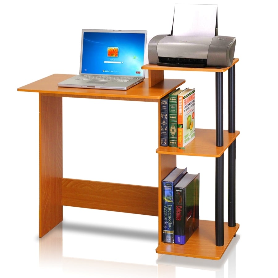 Porch & Den Baruch Efficient 3-shelf Home Laptop Computer Desk