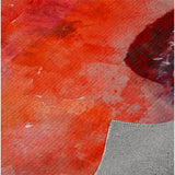 Porch & Den Chehia Watercolor Poppy Pattern Kitchen Mat