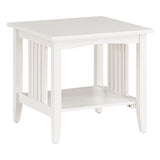 Porch & Den Clifton Mission Medium Oak Finish End Table