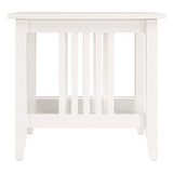 Porch & Den Clifton Mission Medium Oak Finish End Table