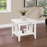 Porch & Den Clifton Mission Medium Oak Finish End Table