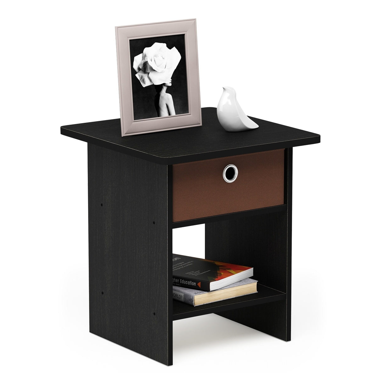 Porch & Den Cooper Square End Table/ Nightstand with Bin Drawer