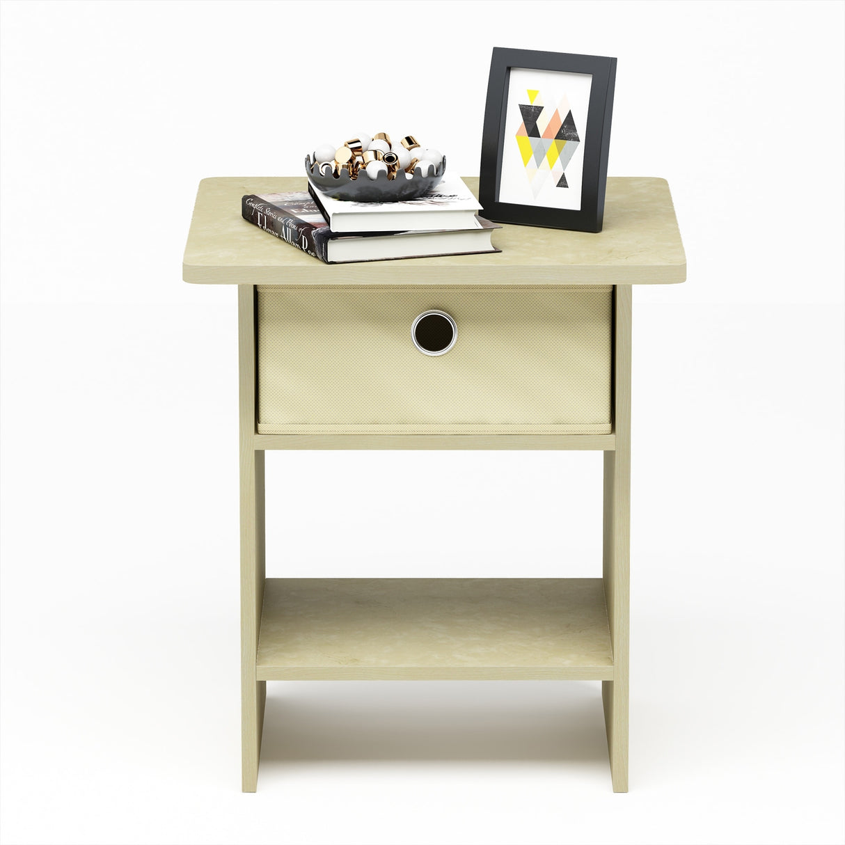 Porch & Den Cooper Square End Table/ Nightstand with Bin Drawer