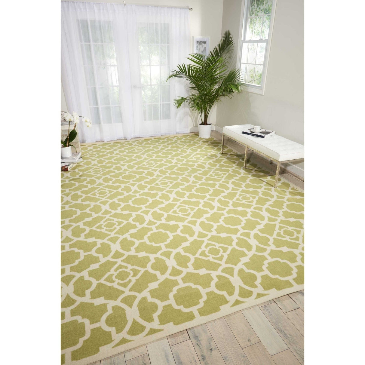 Porch & Den Eckford Modern Moroccan Lattice Indoor Outdoor Area Rug