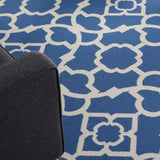 Porch & Den Eckford Modern Moroccan Lattice Indoor Outdoor Area Rug
