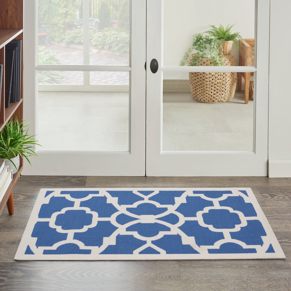 Porch & Den Eckford Modern Moroccan Lattice Indoor Outdoor Area Rug