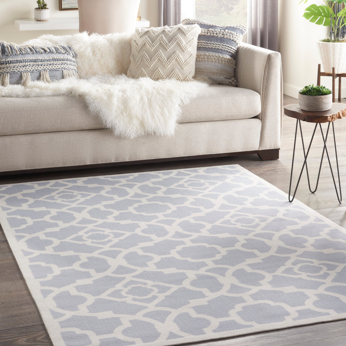 Porch & Den Eckford Modern Moroccan Lattice Indoor Outdoor Area Rug