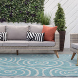 Colonnade Transitional Geometric Indoor/Outdoor Area Rug