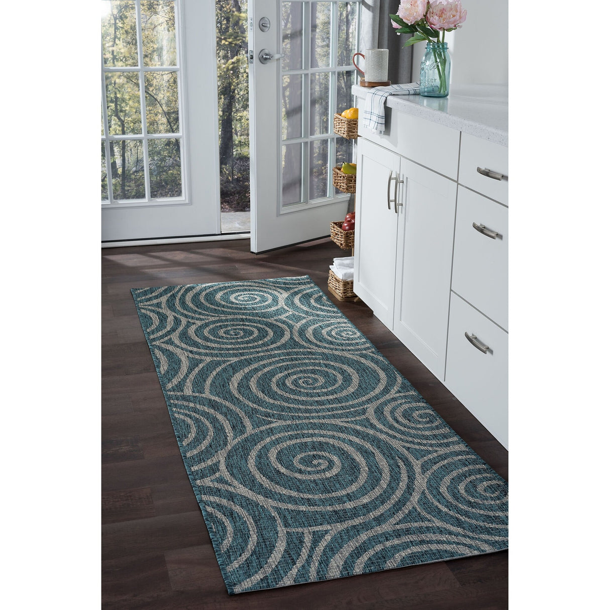 Colonnade Transitional Geometric Indoor/Outdoor Area Rug