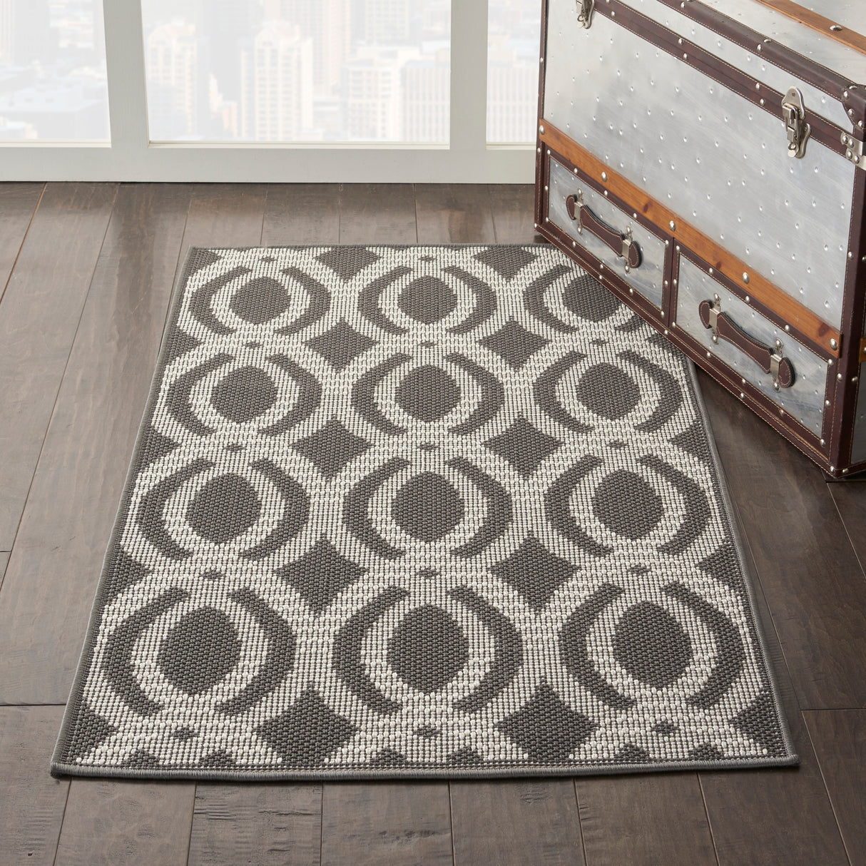 Porch & Den Goboes Geometric Indoor/Outdoor Area Rug