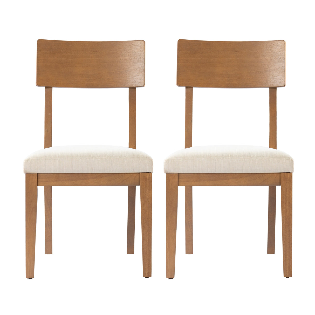 SEI Furniture Hepner Natural Wood Dining Chairs (Set of 2)