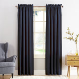 Porch & Den Inez Room Darkening Window Curtain Panel and Valance, Single Panel