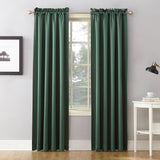 Porch & Den Inez Room Darkening Window Curtain Panel and Valance, Single Panel