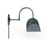 Porch & Den Joshua 1-light Chrome Swing Arm Pin-up Plug-in Wall Lamp