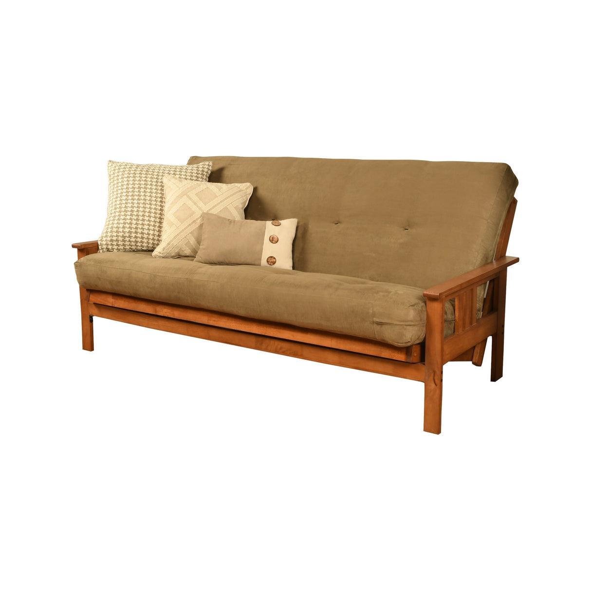 Porch & Den Kern Full-size Futon Frame and Mattress Set