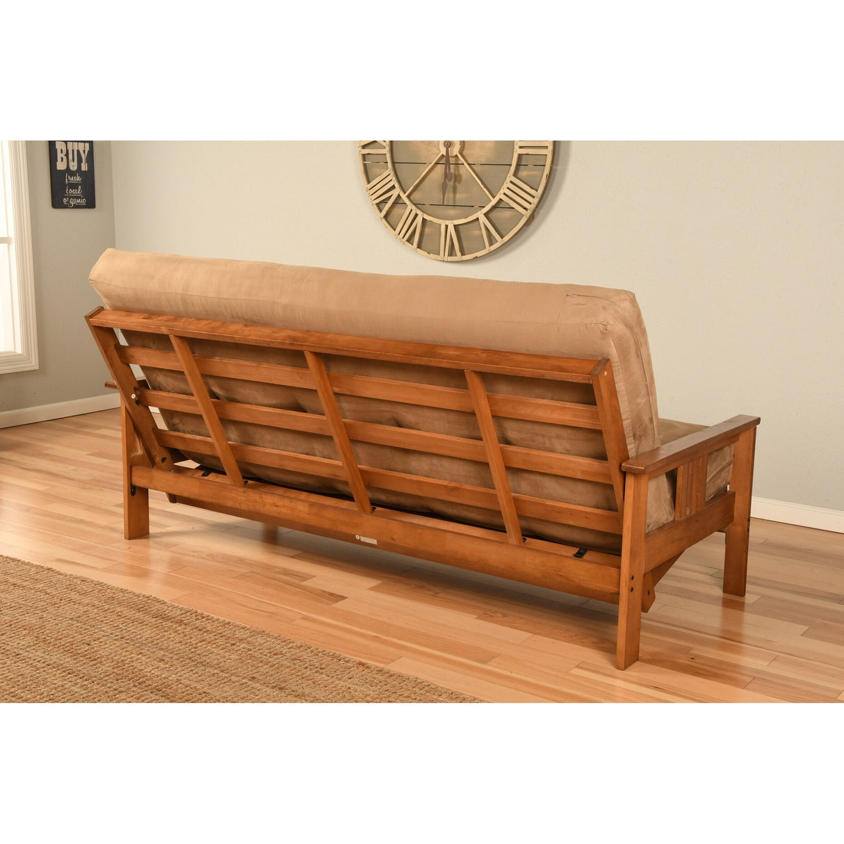 Porch & Den Kern Full-size Futon Frame and Mattress Set