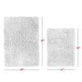 Porch & Den Lorena Shaggy/ Non-slip Rubber Backed Bath Rug Set