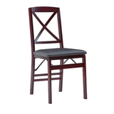 Porch & Den Espresso Folding Chair (Set of 2)