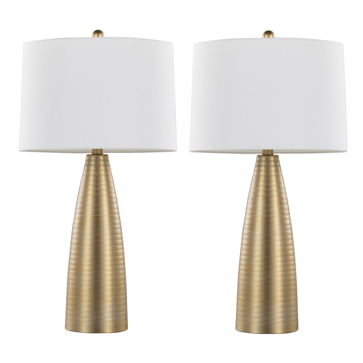 Porch & Den Maggie 27.75" Metal Table Lamp (Set of 2)