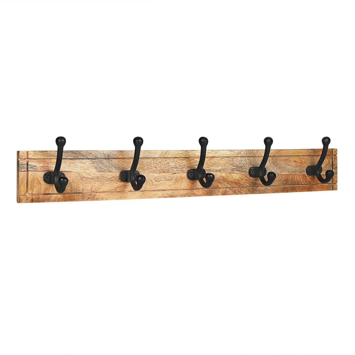 Porch & Den Meeker Hard Wood Utility Wall Mounted Coat Rack