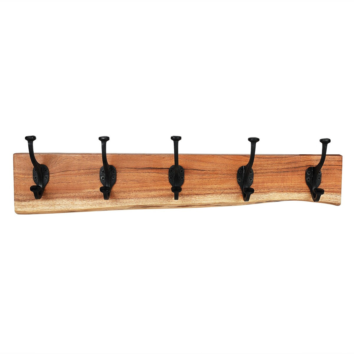 Porch & Den Meeker Hard Wood Utility Wall Mounted Coat Rack