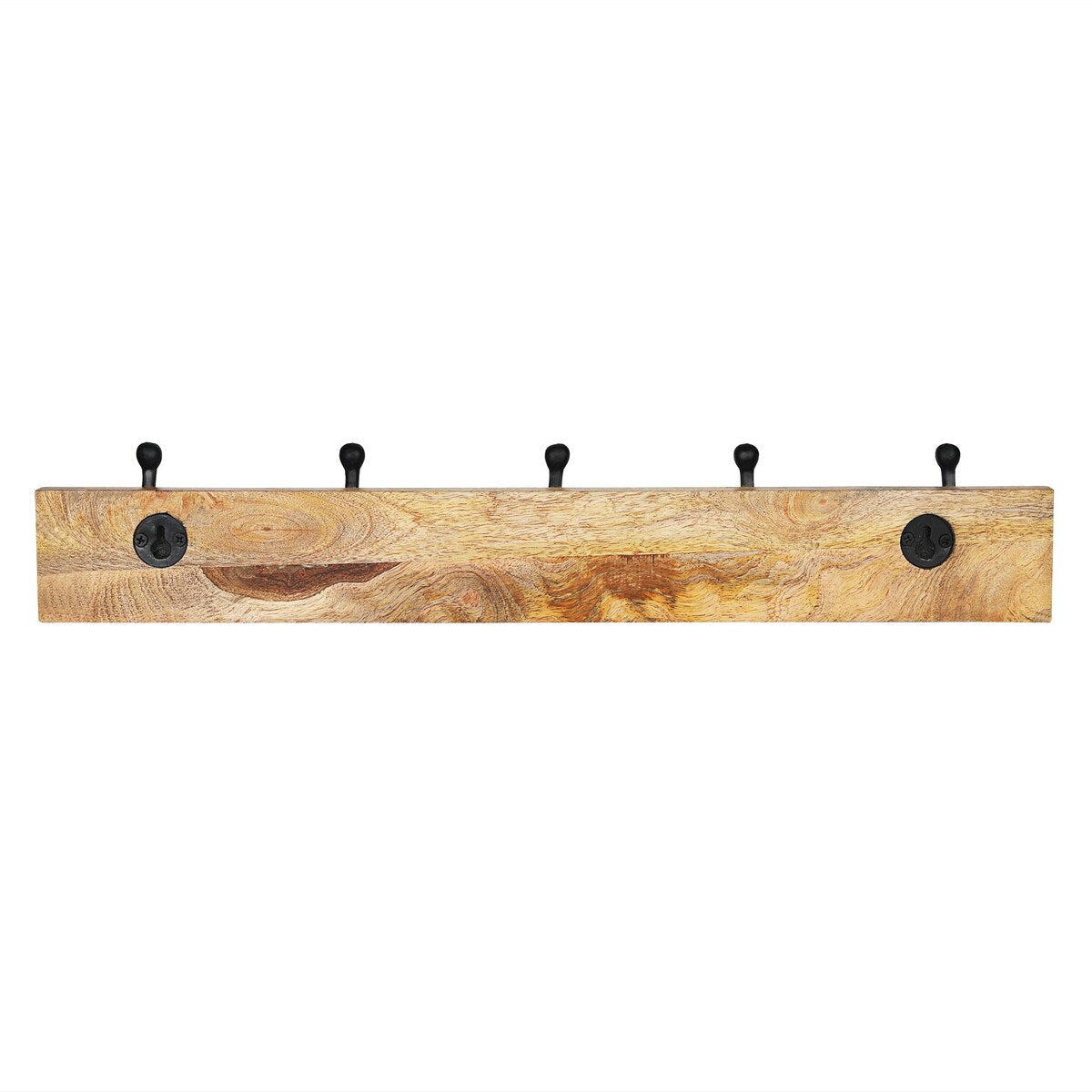 Porch & Den Meeker Hard Wood Utility Wall Mounted Coat Rack