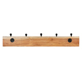 Porch & Den Meeker Hard Wood Utility Wall Mounted Coat Rack