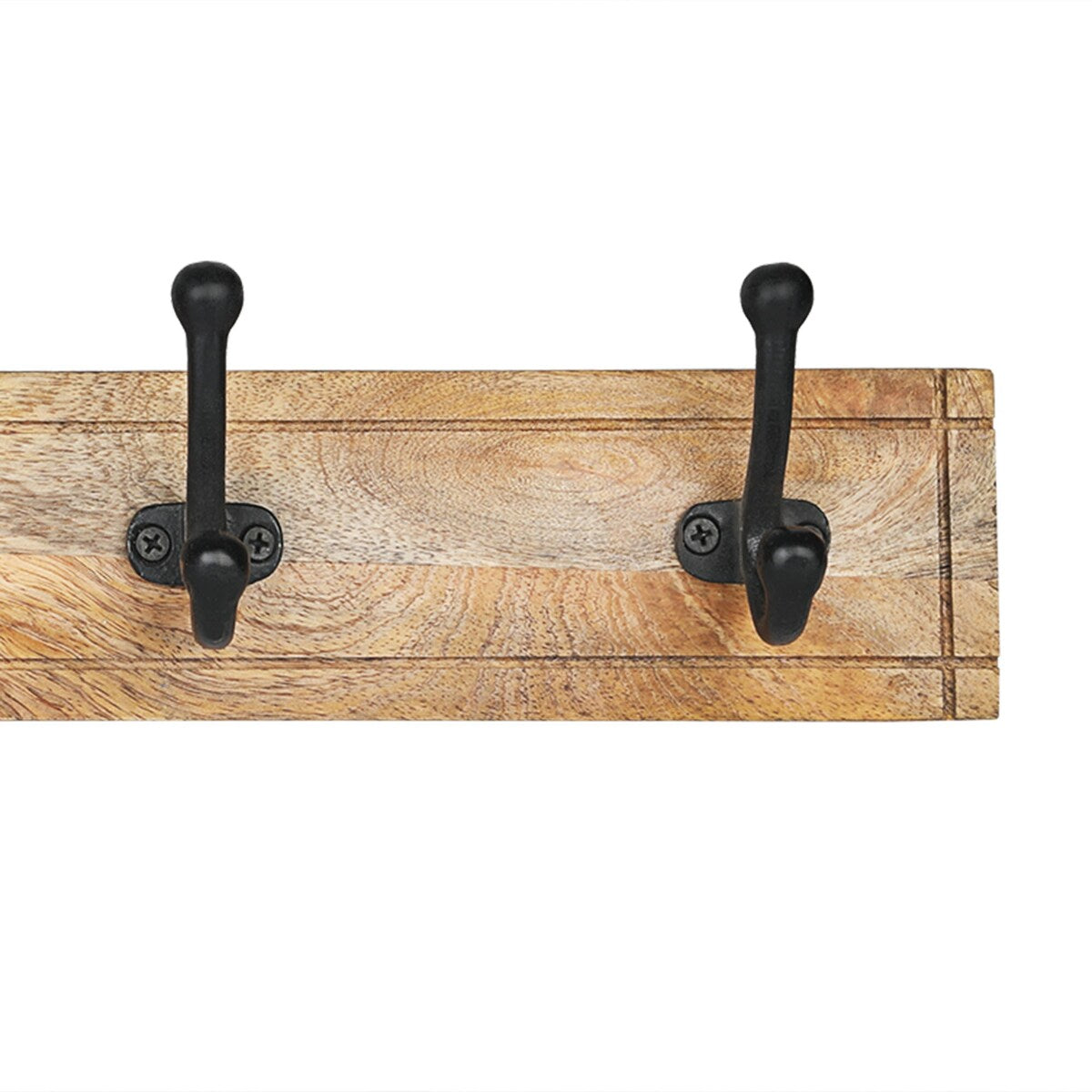 Porch & Den Meeker Hard Wood Utility Wall Mounted Coat Rack