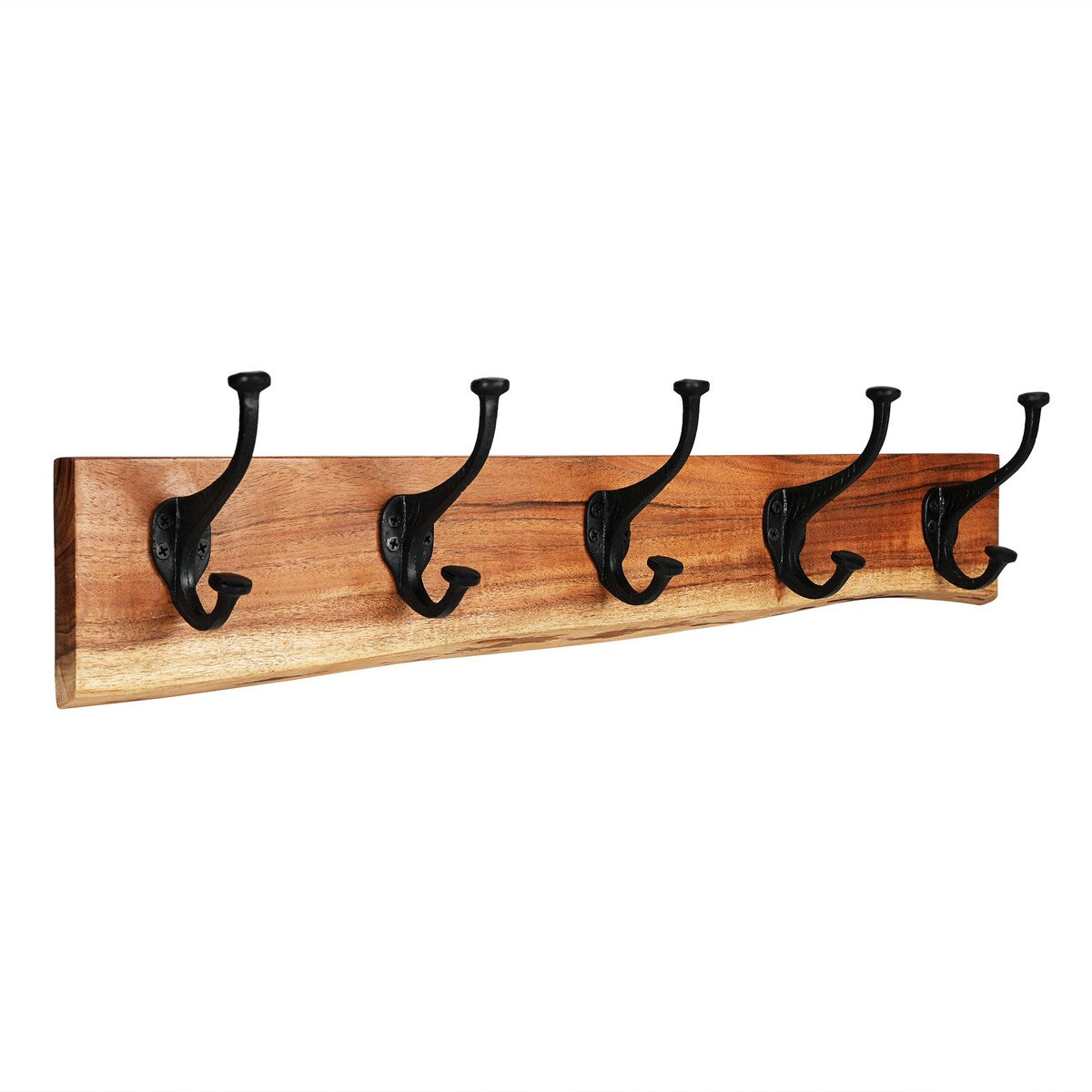 Porch & Den Meeker Hard Wood Utility Wall Mounted Coat Rack