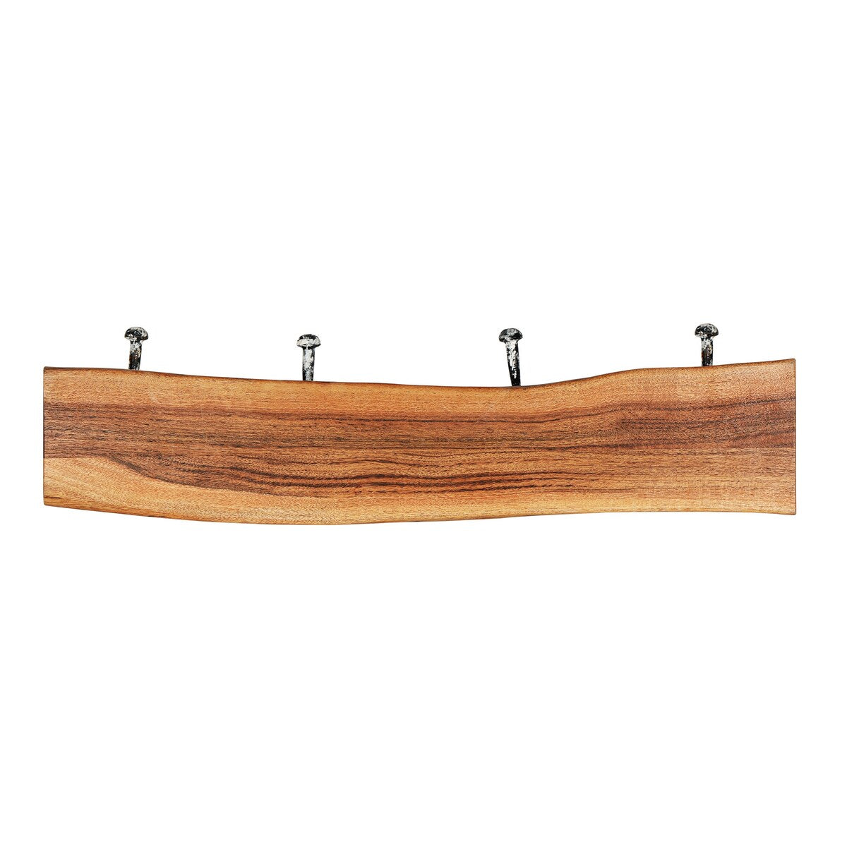 Porch & Den Meeker Hard Wood Utility Wall Mounted Coat Rack