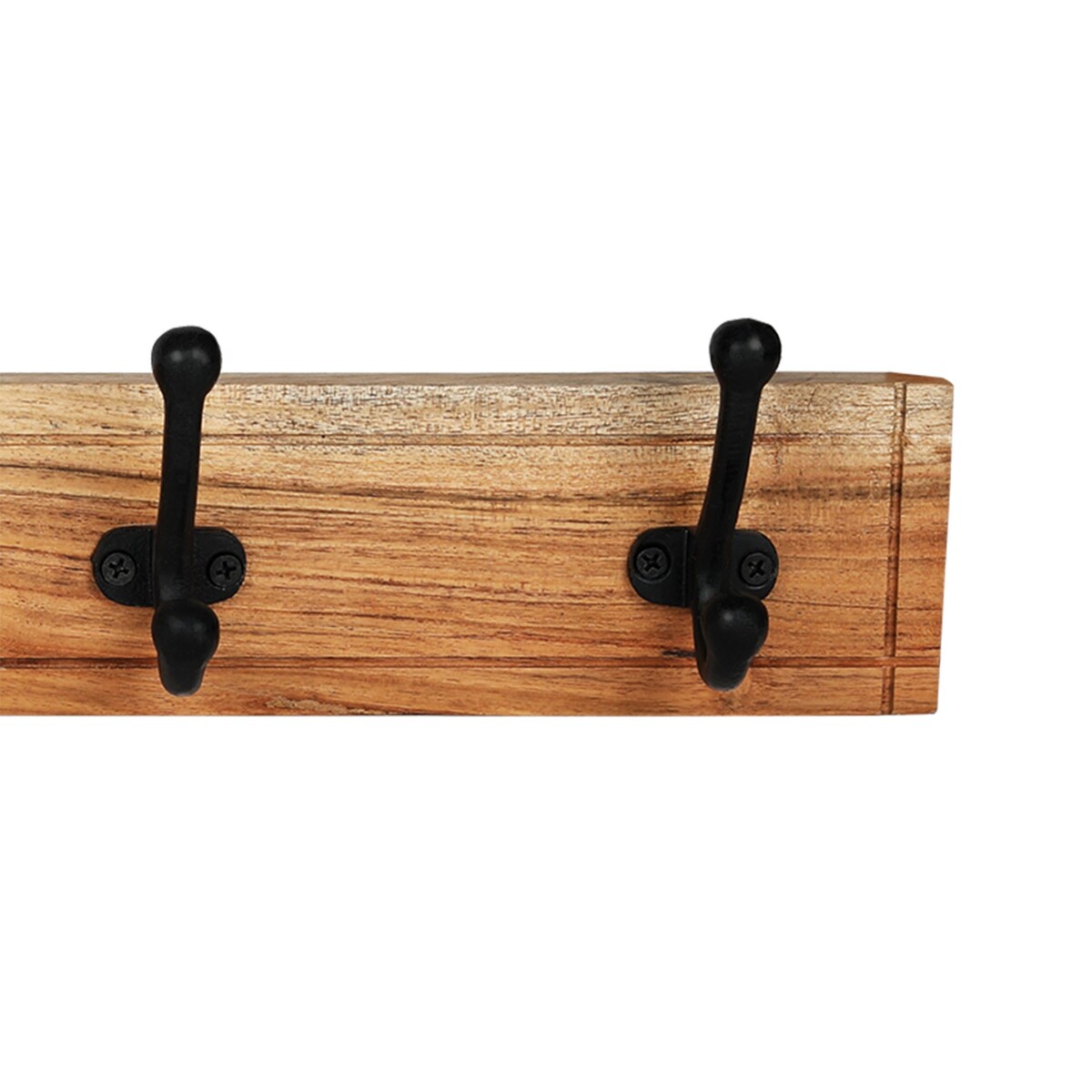 Porch & Den Meeker Hard Wood Utility Wall Mounted Coat Rack