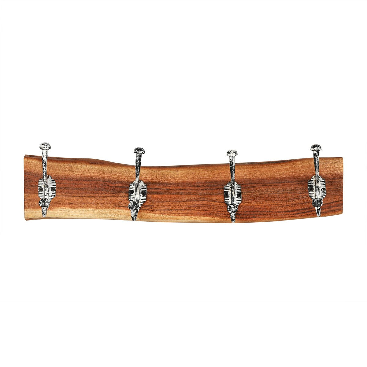 Porch & Den Meeker Hard Wood Utility Wall Mounted Coat Rack