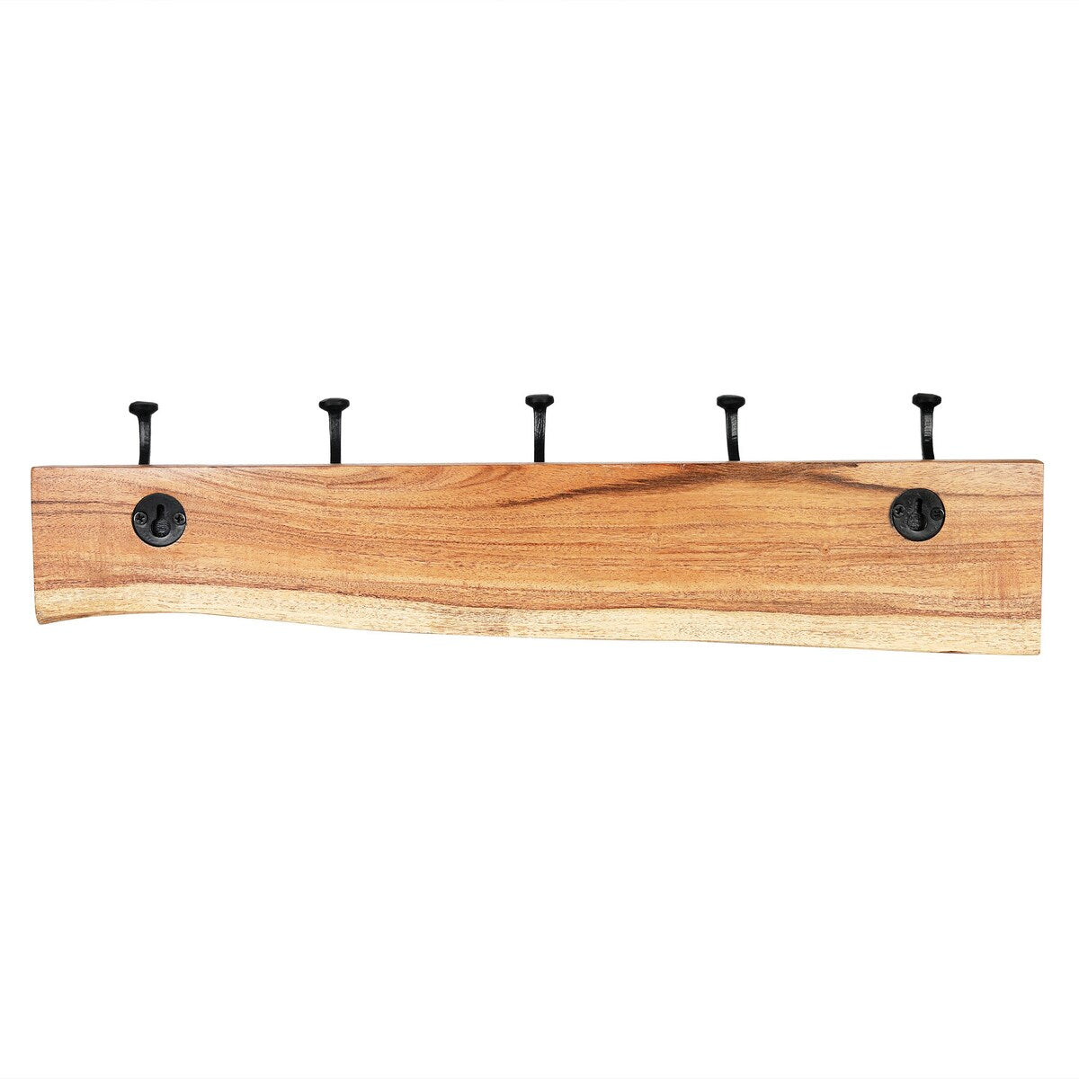 Porch & Den Meeker Hard Wood Utility Wall Mounted Coat Rack
