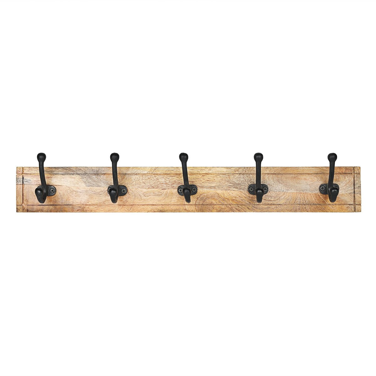 Porch & Den Meeker Hard Wood Utility Wall Mounted Coat Rack